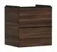 Hansgrohe-HG-Xelu-Q-Waschtischunterschrank-Nussbaum-Dunkel-580-475-mit-2-Schubkaesten-fuer-Waschtisch-Mattschwarz-54026670 gallery number 1